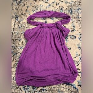 Size XS purple knot top halter